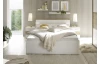 Posteľ s nočnými stolíkmi Kiara 180x200 cm, biela/dub baysen