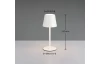 Nabíjacia LED stolná lampička Diaz, biela