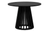 Okrúhly konferenčný stolík Siluet, čierny