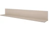 Nástenná polica Carlos, béžová kašmír, 120 cm