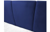 Posteľ boxspring Fresco 180x200 cm, modrá látka