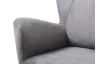 Trojmiestna pohovka Next, šedá látka