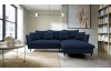 Rohová sedacia súprava Glam, kráľovská modrá látka, pravý roh
