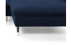 Rohová sedacia súprava Glam, kráľovská modrá látka, pravý roh