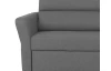 Rohová sedacia súprava Livia, dymovo šedá látka, pravý roh