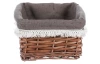 Prútený košík Eman, hnedý malý