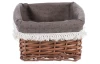 Prútený košík Eman, hnedý malý