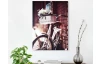 Obraz na plátne Bicykel s košíkom, 50x70 cm