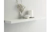 Polica na stenu Shelvy 80 cm, biela lesk