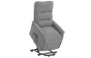 Kreslo s elektrickým polohováním Mirador, šedá látka