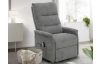 Kreslo s elektrickým polohováním Mirador, šedá látka