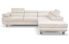 Rohová sedacia súprava Lotos, krémová látka, pravý roh