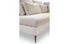 Rohová sedačka Romeo, béžová štruktúrovaná látka, ľavý roh