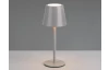 Nabíjacia LED stolná lampička Diaz, šedá