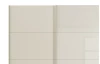 Šatníková skriňa Kulmbach, šírka 271 cm/výška 229 cm, béžová/sklo