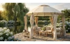 Záhradný altánok Nerano 350x350 cm, béžový