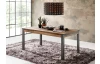 Jedálenský stôl Prime 160x90 cm, vintage optika dreva