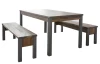 Jedálenský stôl Prime 160x90 cm, vintage optika dreva