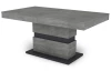 Jedálenský stôl Nestor 160x90 cm, betón / grafit, rozkladací