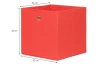 Úložný box Alfa, červený