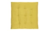 Podsedák na stoličku Bravo 40x40 cm, žltá kari