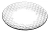Plytký tanier 35 cm sklenený, hviezdy