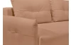 Rohová sedacia súprava Dream, lososová látka, pravý roh