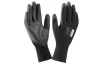 Pracovné rukavice (2 ks) Buck 10, čierna s PU nástrekom