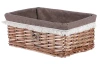 Prútený košík Eman, hnedý stredný