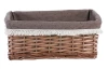 Prútený košík Eman, hnedý stredný