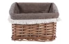 Prútený košík Eman, hnedý stredný