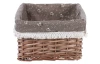 Prútený košík Eman, hnedý stredný