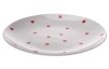 Plytký tanier 26,5 cm, biely s bodkami
