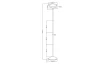 Stojaca lampa Bill, biela