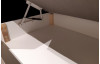 Posteľ boxspring Fresco 180x200 cm, svetlo šedá látka
