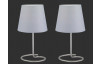 Stolná lampička - set 2 ks Twin, šedá