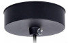 Závesná stropná lampa Loft 30 cm, čierna