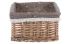 Prútený košík Eman, hnedý veľký