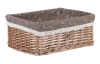 Prútený košík Eman, hnedý veľký