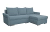 Rohová sedačka Dexter, modrá látka