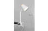 Čítacia lampička so štipcom LED Pongo, biela