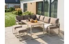 Jedálenská zostava záhradného nábytku Grosseto, béžová