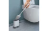 WC kefa plochá so stojanom Cleany, biela/šedá