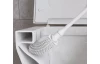 WC kefa plochá so stojanom Cleany, biela/šedá