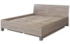 Posteľ Ela 180x200 cm,dub Sonoma, s roštami  a perinákmi