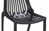 Jedálenská stolička Linear, čierna
