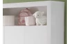 Šatníková skriňa Olivia, biely mat