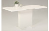 Jedálenský stôl Lisa 110x70 cm, biely, rozkladací