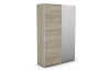 Šatníková skriňa Carlos 125/43 2D, dub sonoma, 125 cm