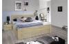 Posteľ Isotta 140x200 cm, dub sonoma